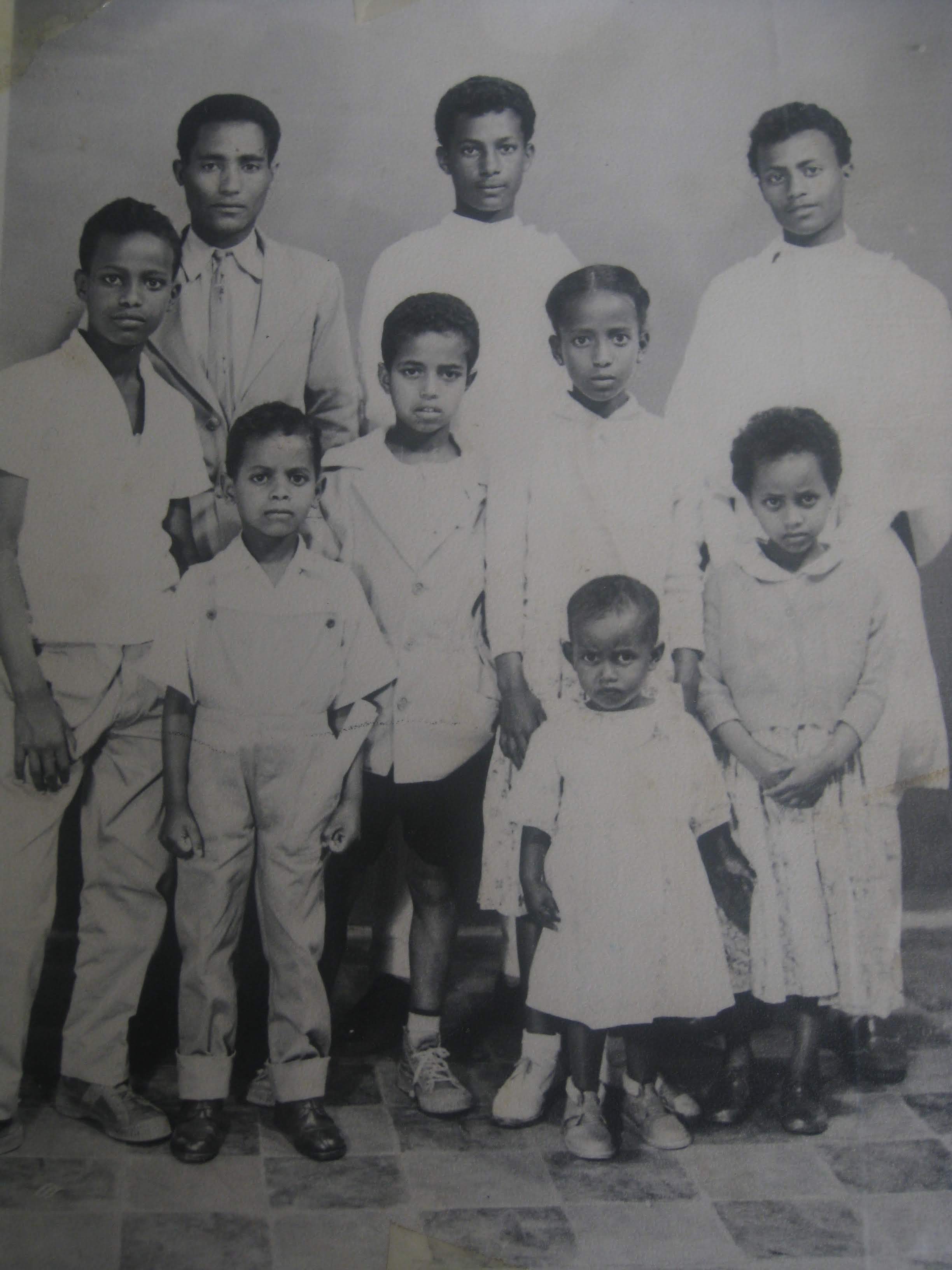 Group of children, studio portrait