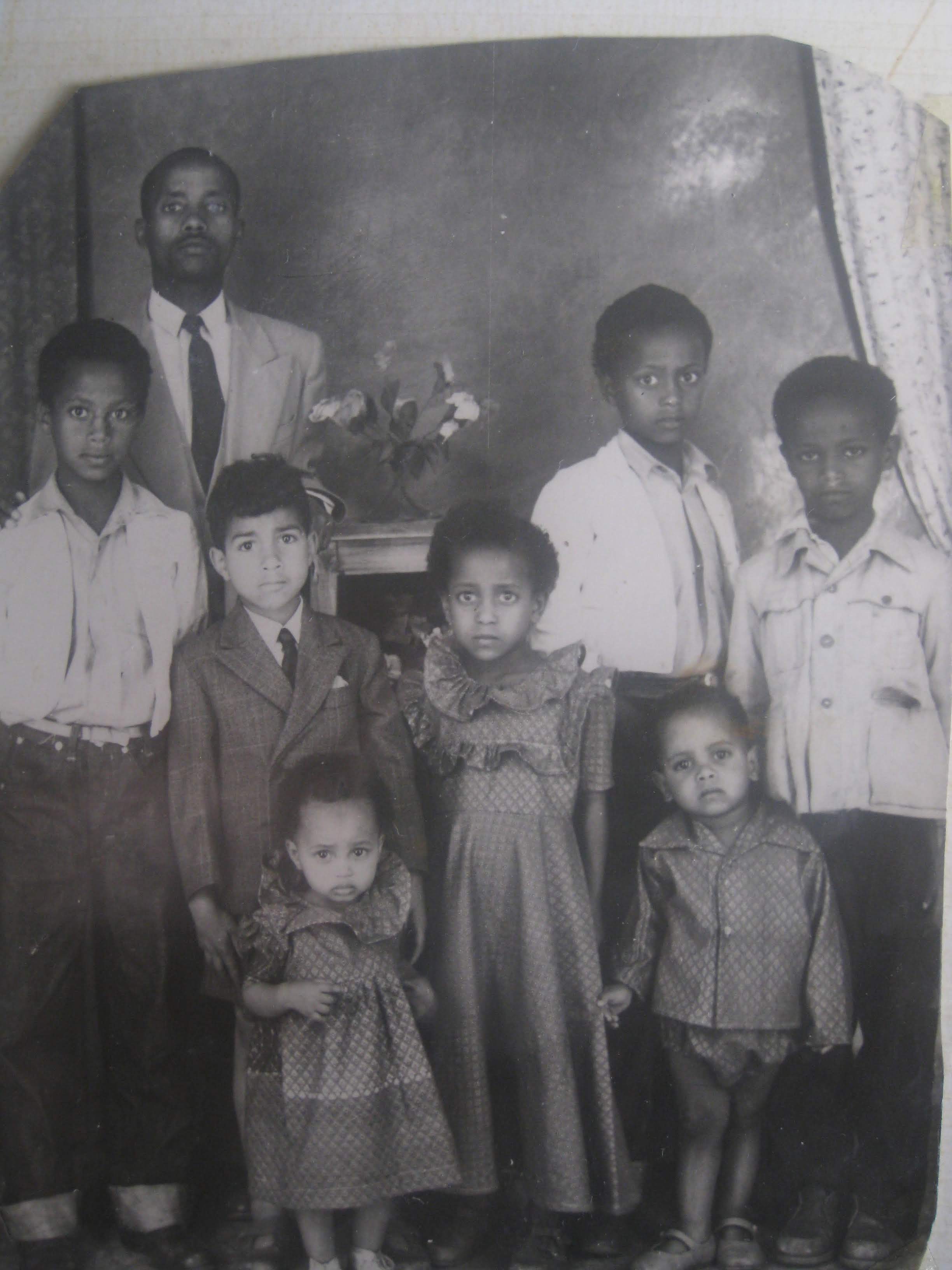 Family portrait with children