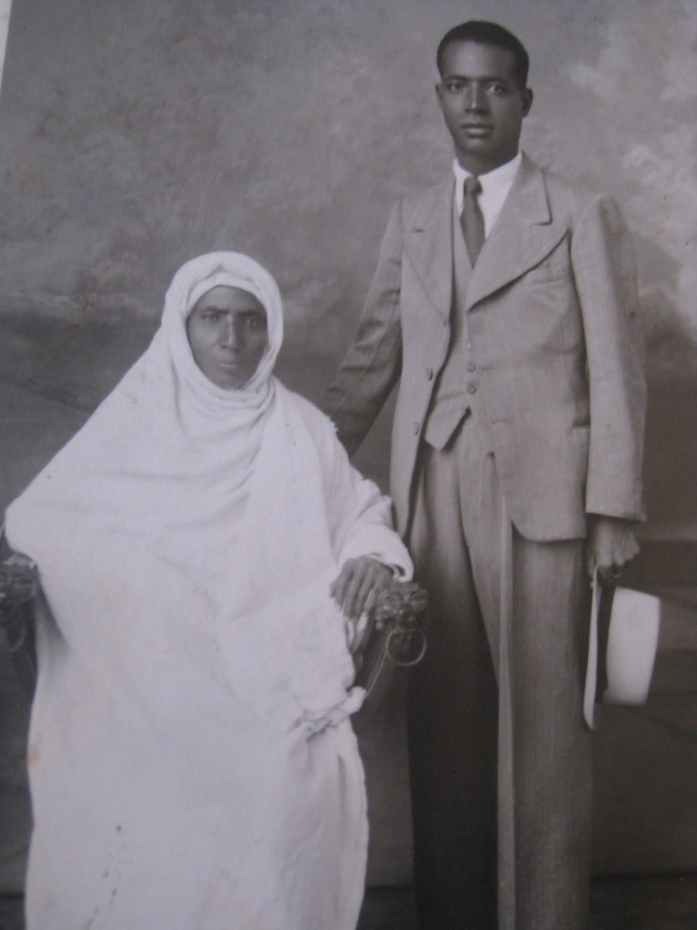 Family portrait, studio photograph